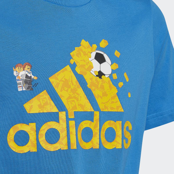 Azul Polo adidas x LEGO® Fútbol Estampado CO733