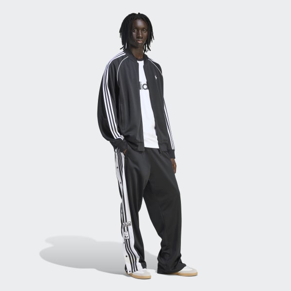 adidas SST ADICOLOR CLASSICS LOOSE TRACK TOP - Black | Free