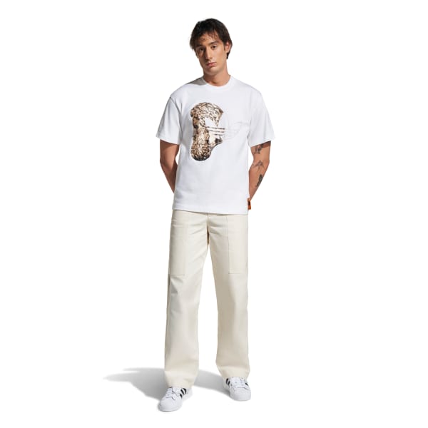 White Emre Yusufi T-shirt White & Gold