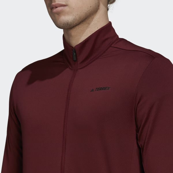 Veste Terrex Multi Primegreen Full-Zip Fleece - Bordeaux adidas | adidas  France