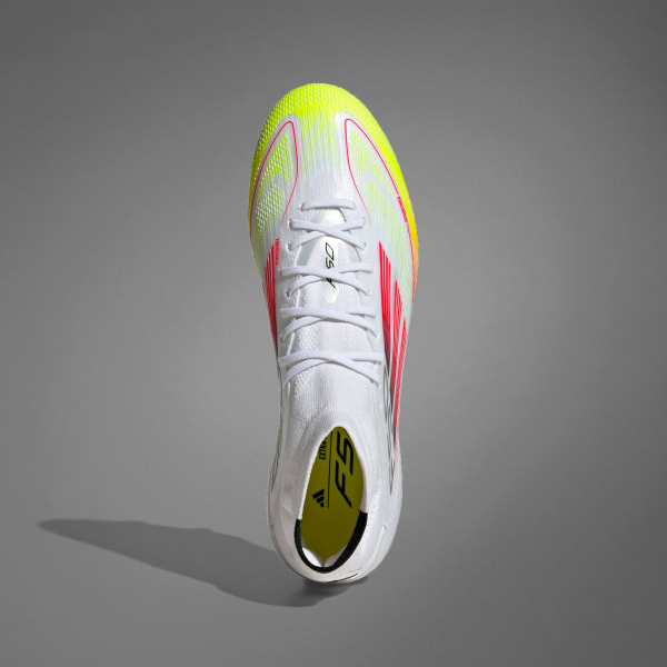 Blanco Calzado de Fútbol F50 Elite Mid Terreno Firme
