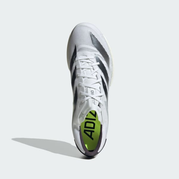 White Adizero Ambition Track and Field Lightstrike Shoes