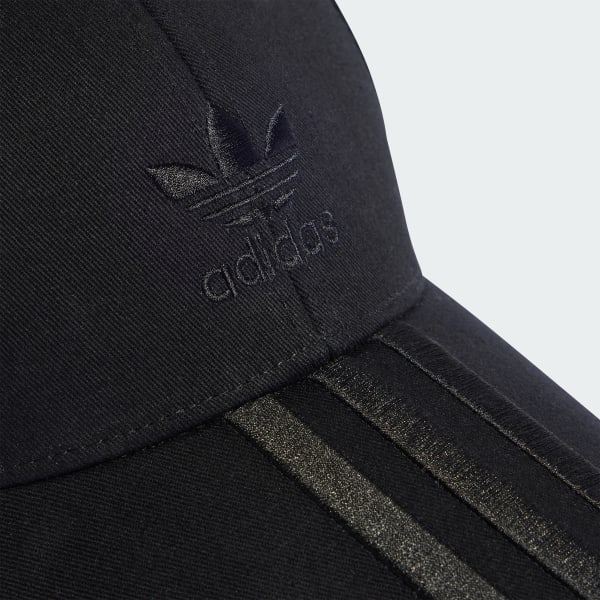 Black adidas baseball cap best sale