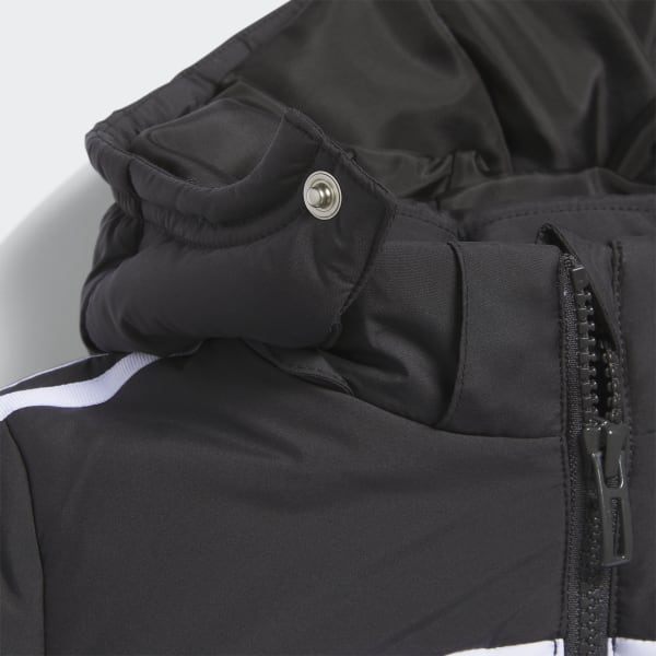 Schwarz Padded Kids Jacke