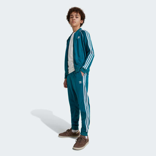 Turquoise Adicolor SST Track Top Kids