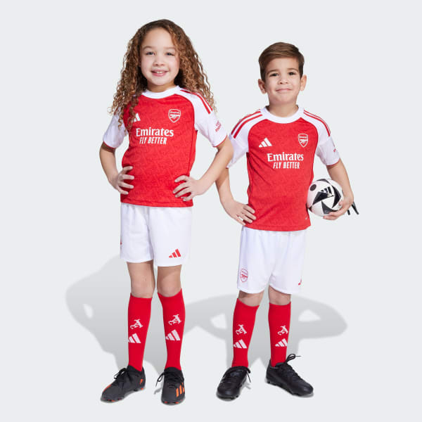Rojo Miniconjunto primera equipación Arsenal 25/26 (Niños)