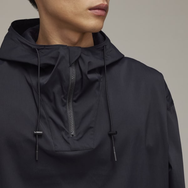 Preto Camisola com Capuz Meio Fecho CH2 SF489