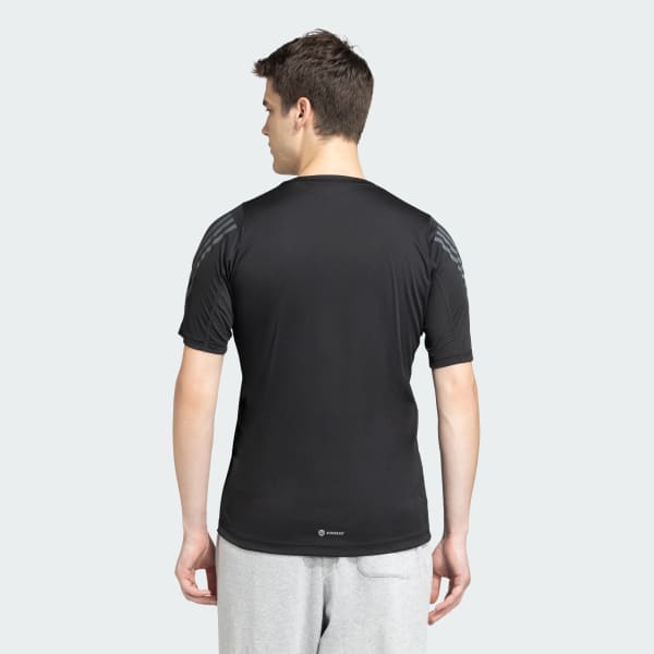 Black RUN ICON TEE