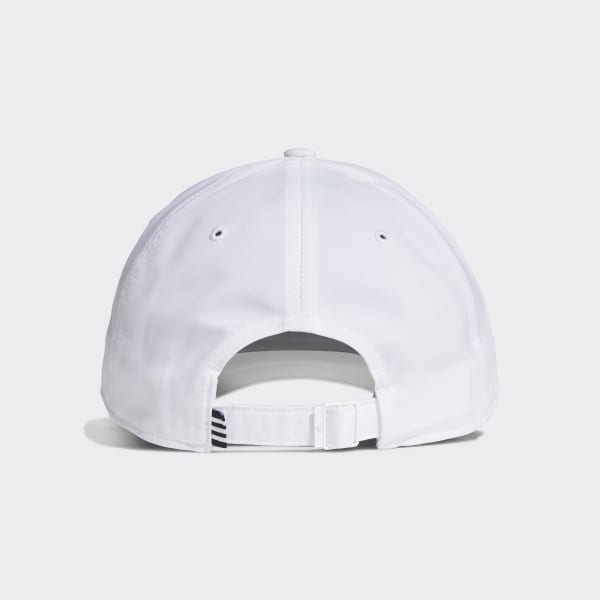 Blanco Gorra Béisbol Bordada Liviana