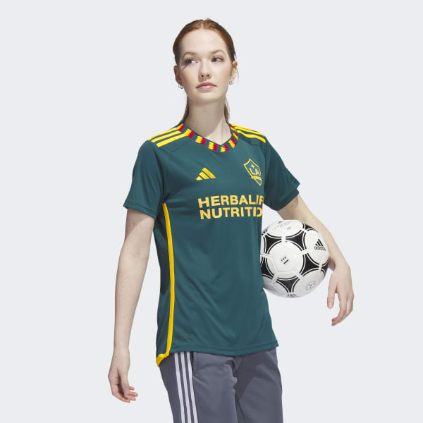 adidas Women's LA Galaxy 2021/22 Away Jersey Black/Tech Green – Azteca  Soccer