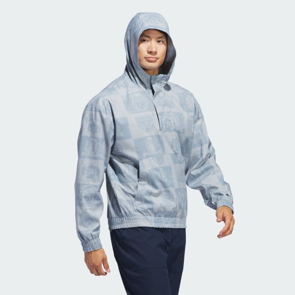 ブルー 【ゴルフ】GO-TO クレストグラフィックアノラック
