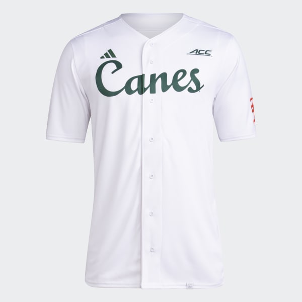 adidas Miami Baseball Jersey - White, Men's Baseball