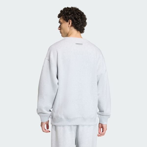 Gris POLERÓN ADIDAS EQUIPMENT DE CUELLO REDONDO ACANALADO