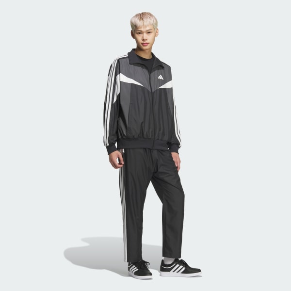 Black 머스트헤브스 루스 핏 컬러블록 메쉬 라인드 윈드브레이커 재킷