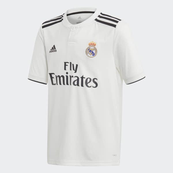 adidas Jersey de Local Real Madrid Réplica (UNISEX) - Blanco | adidas Mexico