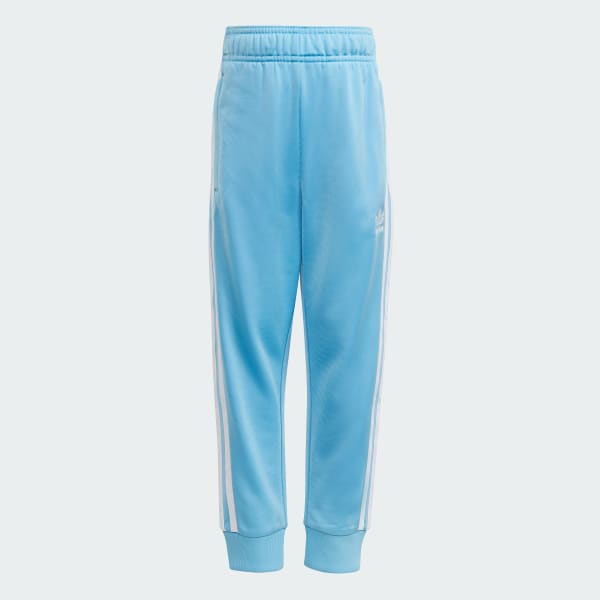 Baby blue adidas track pants discount