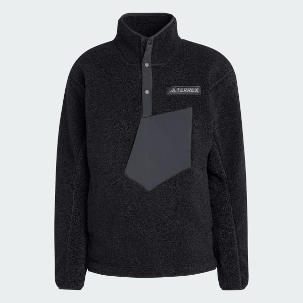 Negro Polera Terrex Xploric Algodón Perchado Grueso