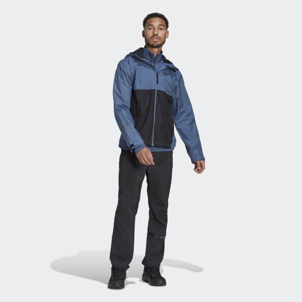 Niebieski Terrex Multi RAIN.RDY 2-Layer Rain Jacket