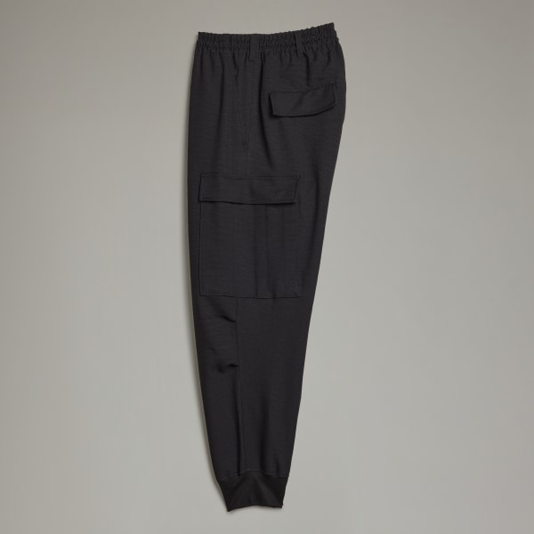 Μαύρο Classic Sport Uniform Cuffed Cargo Pants QY442