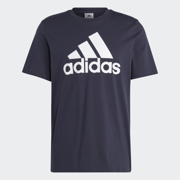 Blau Essentials Single Jersey Big Logo T-Shirt