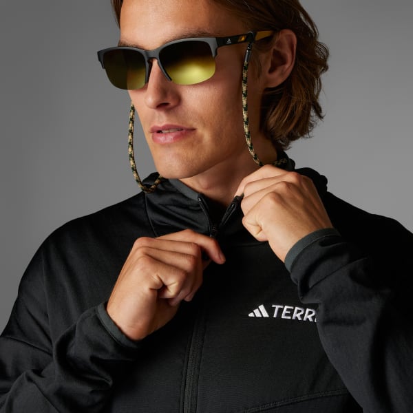 zwart Terrex Xperior CLIMAWARM Light Fleece Capuchonjack