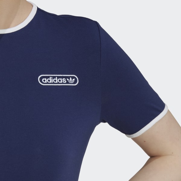Bla Crop Tee with Binding Details WY046