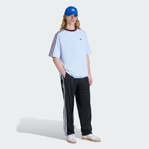 Azul POLERA RINGER BRITCORE MANGA CORTA