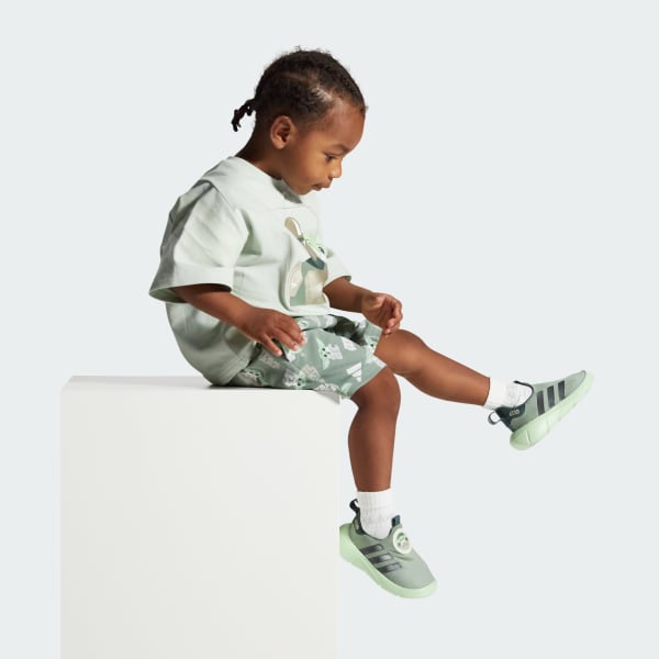 Green ADIDAS STAR WARS THE MANDALORIAN MONOFIT TRAINER SHOES INFANTS