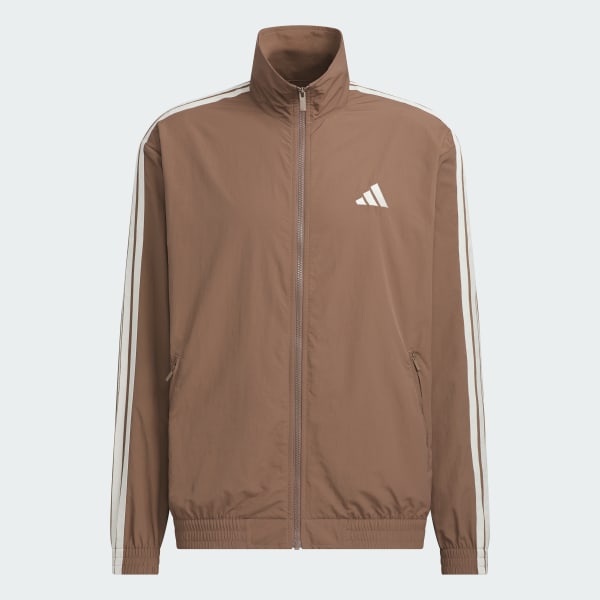 ブラウン 軽パン ウーブントラックトップ