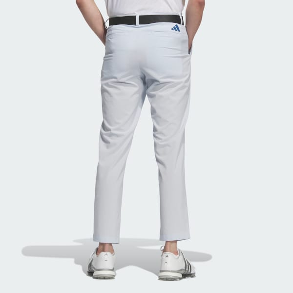 ブルー シアサッカー ロング パンツ