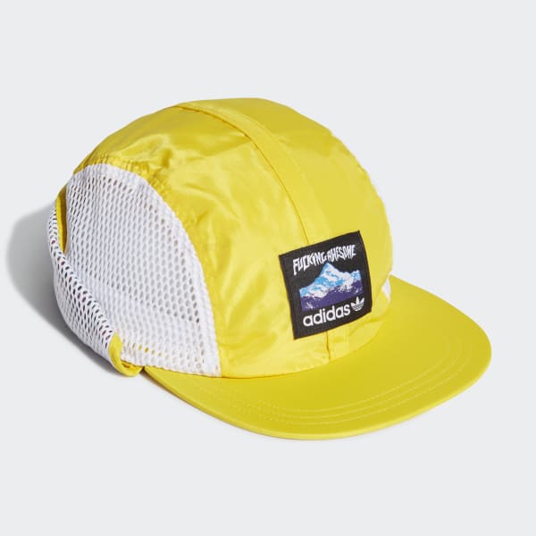 fishing hat yellow