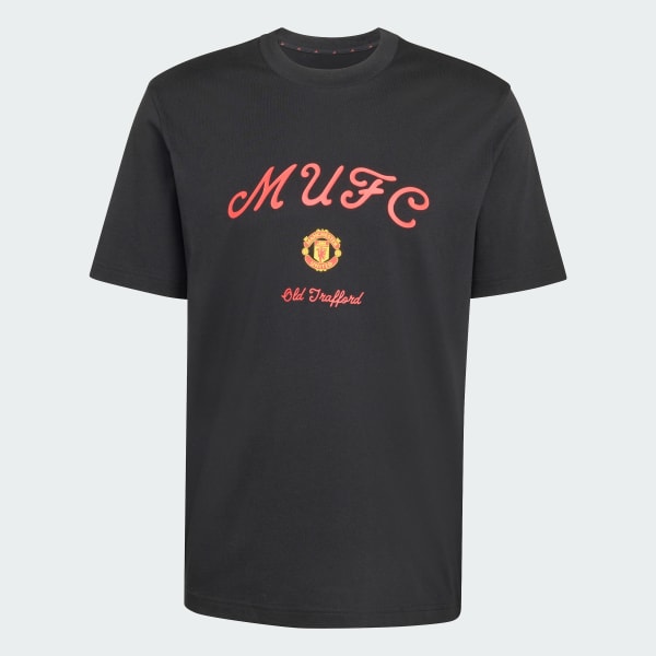 Black Manchester United Seasonal Graphic Tee