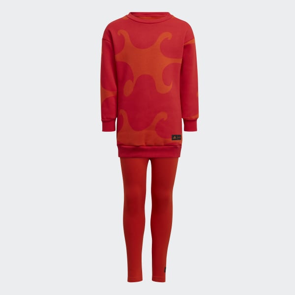 Oranje Marimekko Setje