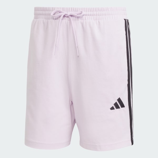 Violeta Shorts Essentials 3 Franjas Tejido Jersey 7 Pulgadas