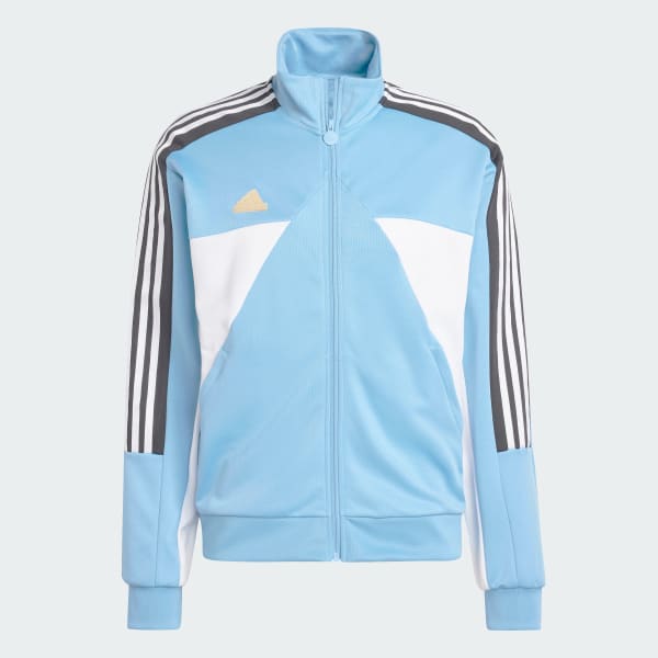 adidas House of Tiro Nations Pack Track Jacket Blue adidas New Zealand
