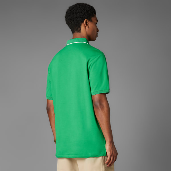 Hijau Kaus Polo Twistknit Trefoil Originals