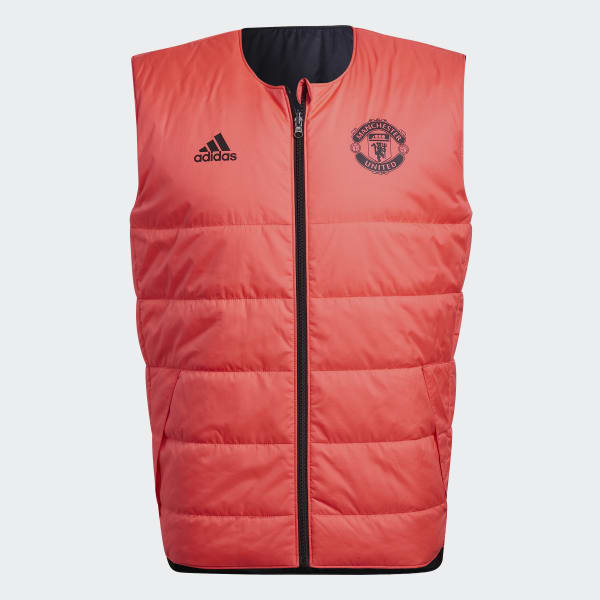 Rojo Chaleco Manchester United Padded CW596