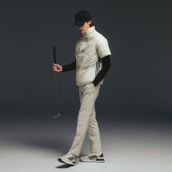 アディダス 【ゴルフ】撥水 アノラック ハイネック 半袖ダウン