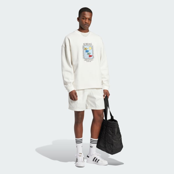 Hvid adidas Originals shorts