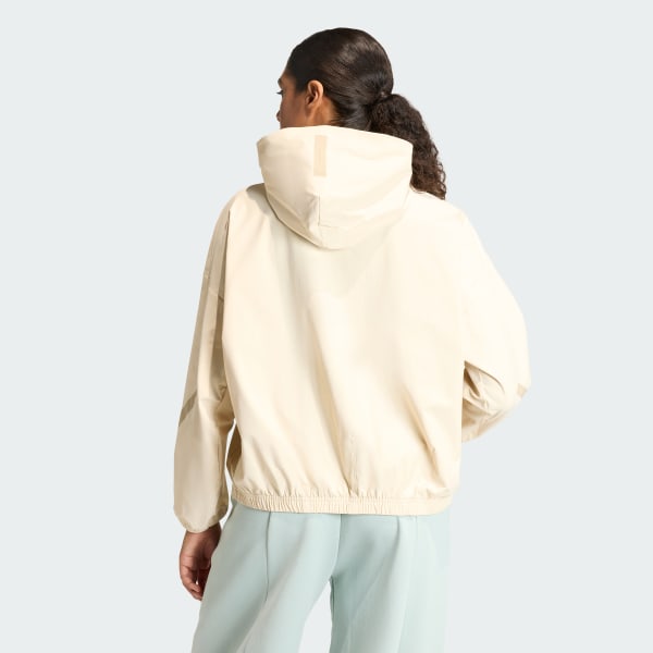 Beige ADIDAS Z.N.E. WOVEN TRACK TOP