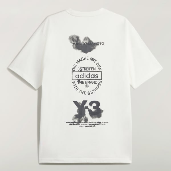 ◆正規品◆ADIDAS Y-3 GRAPHIC SHORT SLEEVE T-SHIRT◆関税込◆ adidas Y-3 Graphic Short Sleeve Tee - White | Free Shipping