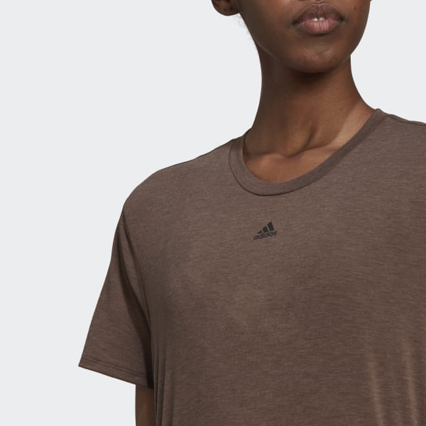 Castanho T-shirt 3-Stripes TrainIcons