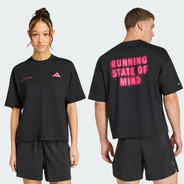 Black adi365 Cheering T-Shirt