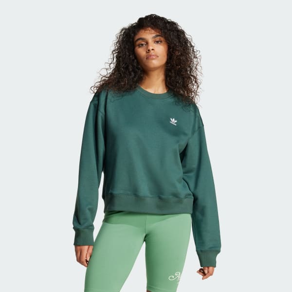 Yesil Trefoil Cropped Sweatshirt
