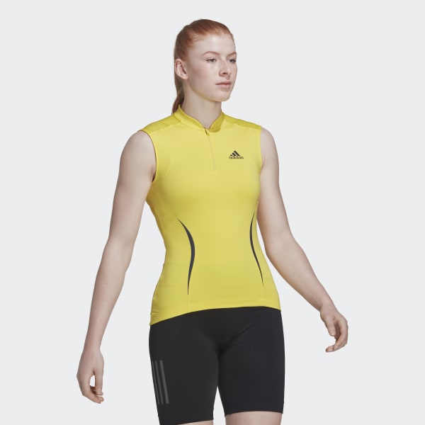 Geel The Cycling Mouwloos Shirt NEN14