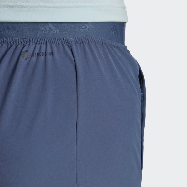 Azul Shorts de Entrenamiento Colourblock BVS49