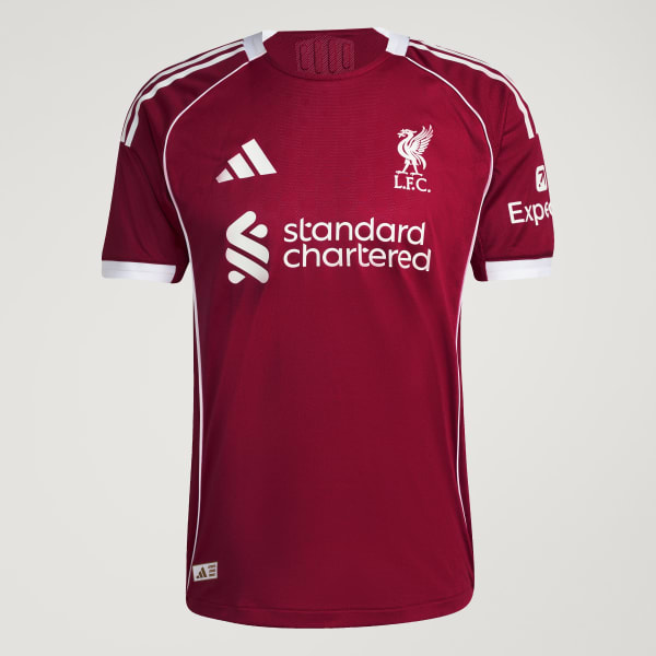liverpoolfc 25/26 Authentic ユニフォーム adidas Liverpool FC 25/26 Home Authentic Jersey - Red | Free