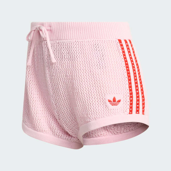 Pink CROCHET SHORTS
