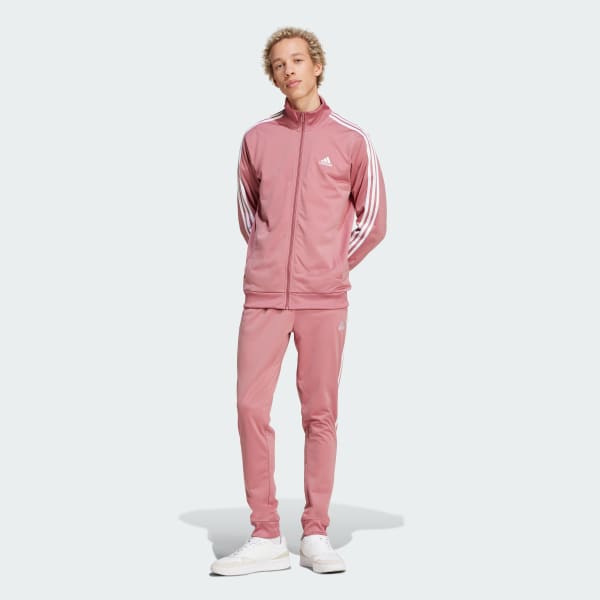 Rosa Agasalho Malha Basic 3-Stripes