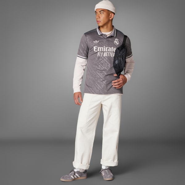 adidas Real Madrid 24/25 Third Jersey - Brown | Free